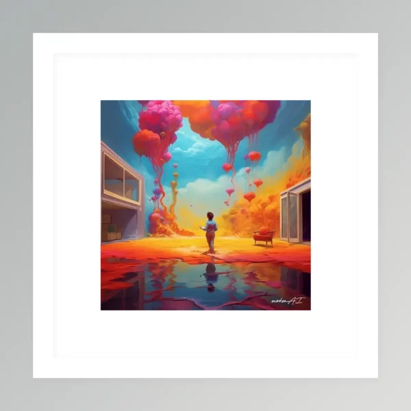 Sentient Imagination Calm Ascent – Imagination Wall Art | Imagination Series – Framed Wall ...