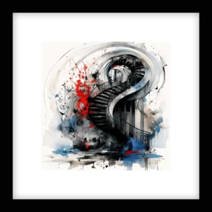 Silent Drift – The Stairway Wall Art | The Stairway Series
