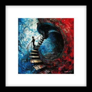 Timeless Stillness – The Stairway Wall Art | The Stairway Series