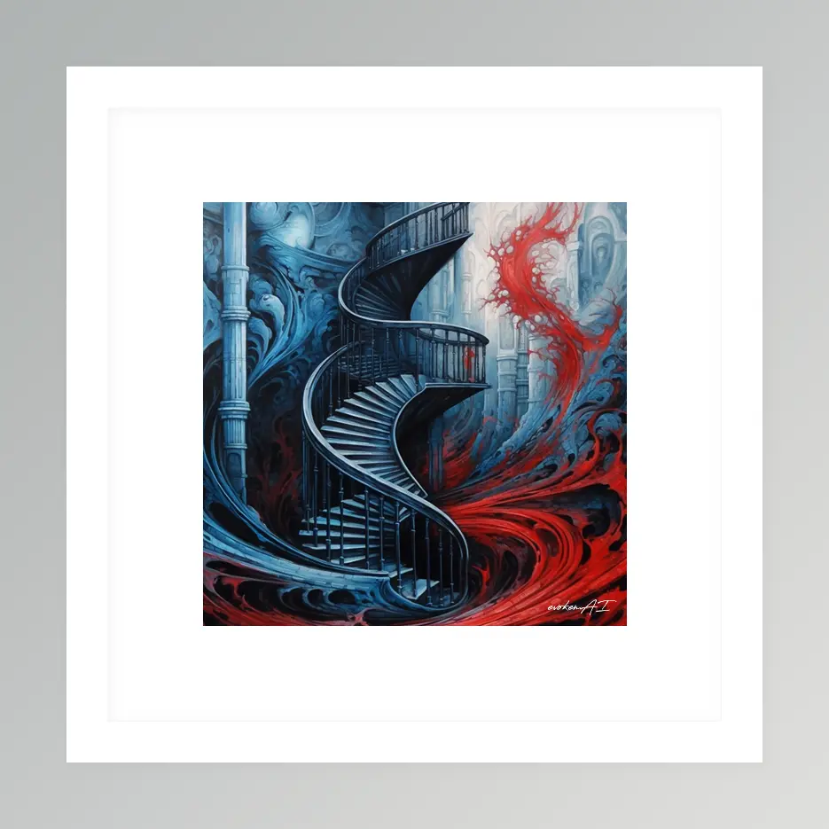 Measured Calm – The Stairway Wall Art | The Stairway Series - Image 2