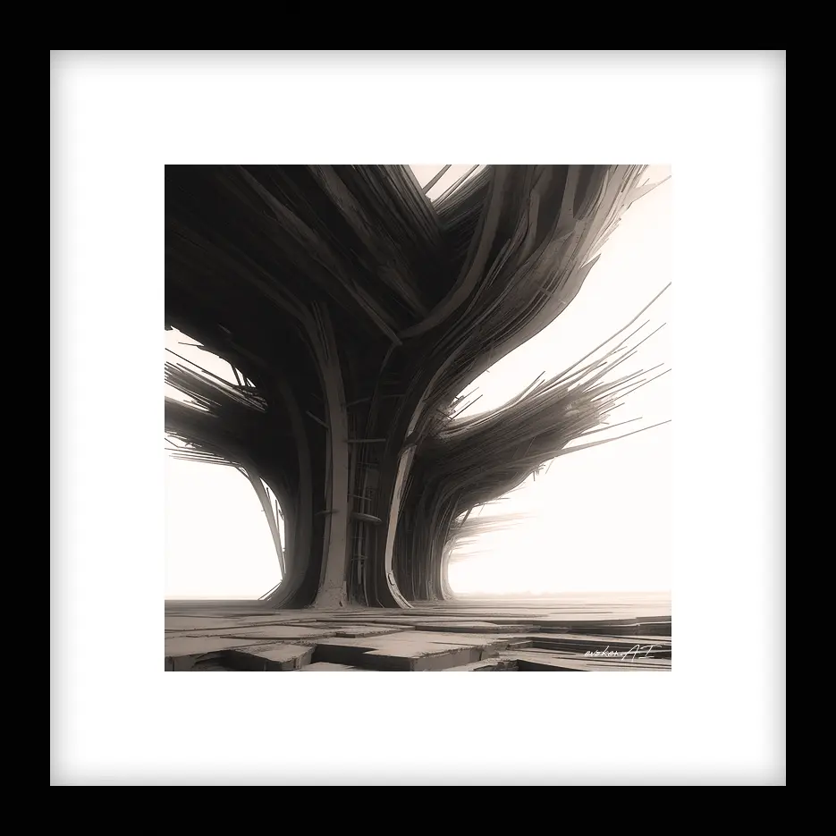 Weightless – Abstract Structures Wall Art | Abstract Structures Series