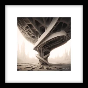 Calm Ascent – Abstract Structures Wall Art | Abstract Structures Series