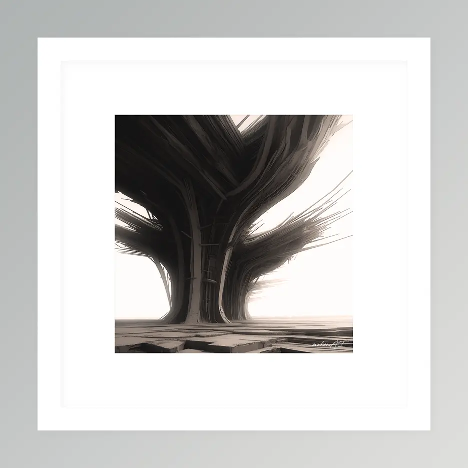 Weightless – Abstract Structures Wall Art | Abstract Structures Series - Image 2