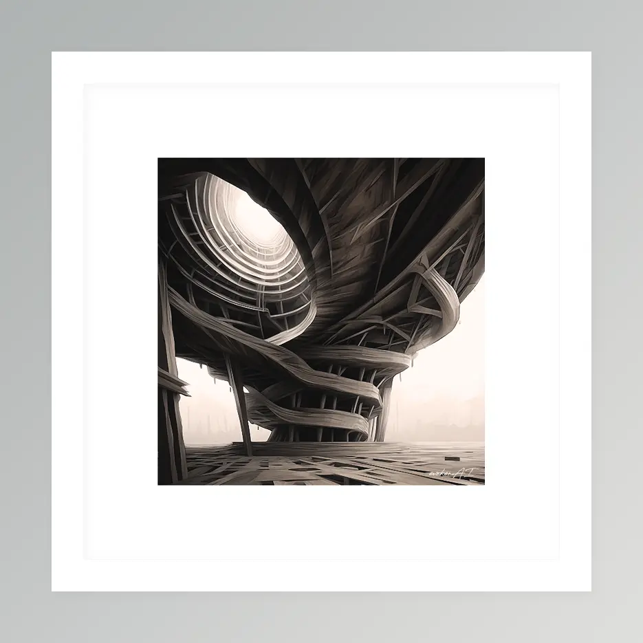 Between Moments – Abstract Structures Wall Art | Abstract Structures Series - Image 2