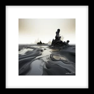 Silent Drift – Liquid Lakes Wall Art | Liquid Lakes Series