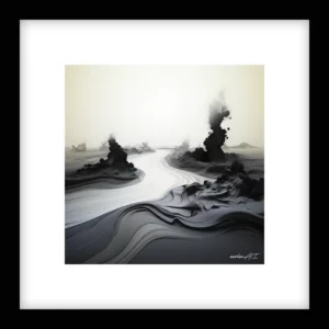 Silent Drift – Liquid Lakes Wall Art | Liquid Lakes Series