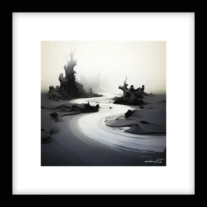 Measured Calm – Liquid Lakes Wall Art | Liquid Lakes Series