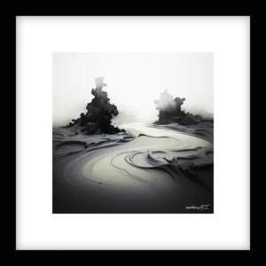 Soft Horizon – Liquid Lakes Wall Art | Liquid Lakes Series