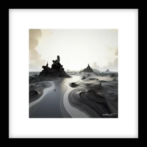 Measured Calm – Liquid Lakes Wall Art | Liquid Lakes Series