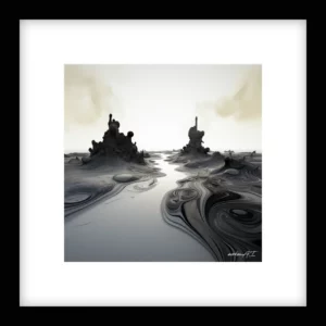 Unbroken Line – Liquid Lakes Wall Art | Liquid Lakes Series