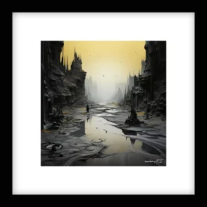 Still Balance – River Run - Yellow Wall Art | River Run - Yellow Series