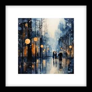 Calm Ascent – Winter Cityscapes Wall Art | Winter Cityscapes Series