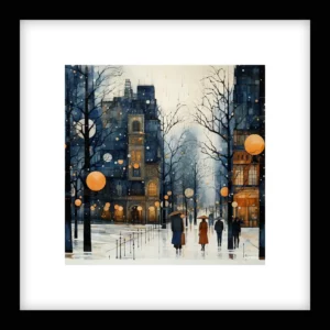 Subtle Current – Winter Cityscapes Wall Art | Winter Cityscapes Series