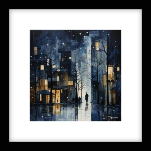 Quiet Force – Winter Cityscapes Wall Art | Winter Cityscapes Series