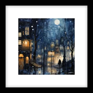 Enduring Light – Winter Cityscapes Wall Art | Winter Cityscapes Series