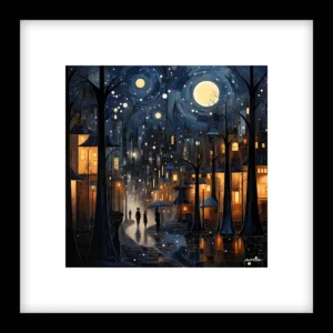 Soft Horizon – Winter Cityscapes Wall Art | Winter Cityscapes Series