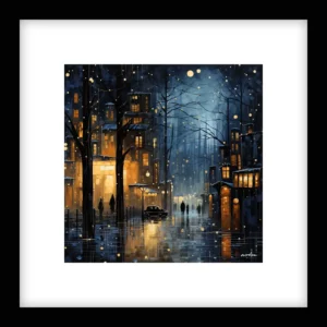 Deep Presence – Winter Cityscapes Wall Art | Winter Cityscapes Series