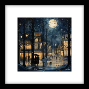 Unbroken Line – Winter Cityscapes Wall Art | Winter Cityscapes Series