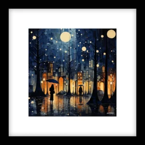 Between Moments – Winter Cityscapes Wall Art | Winter Cityscapes Series